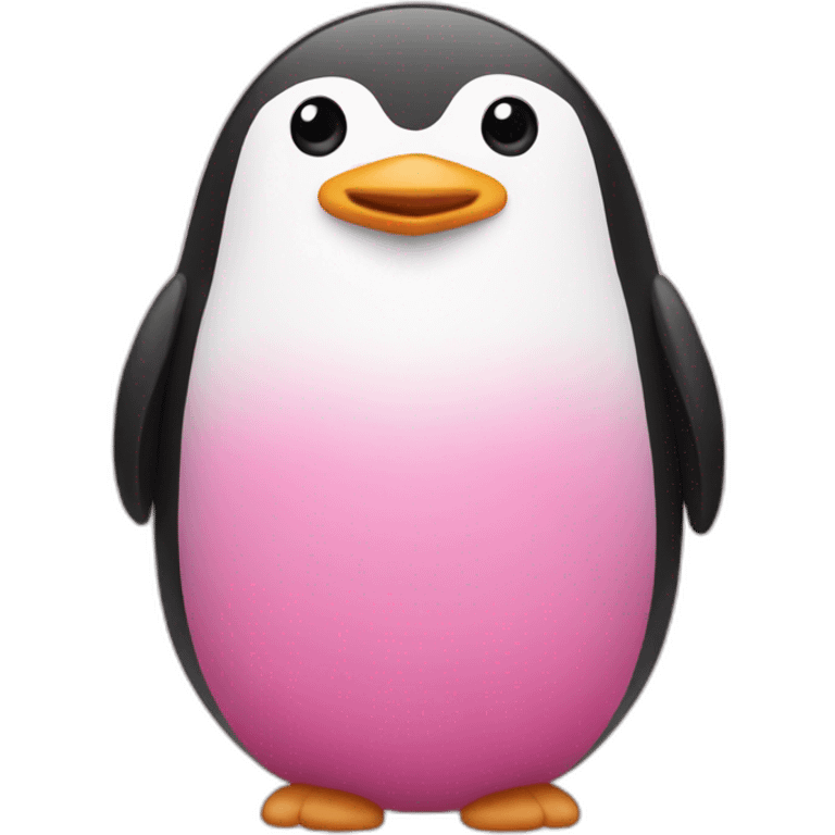 pink pingouin emoji