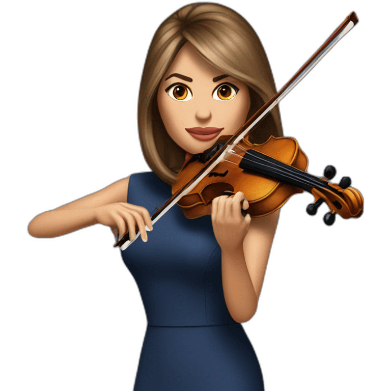 Melania trump play violin emoji