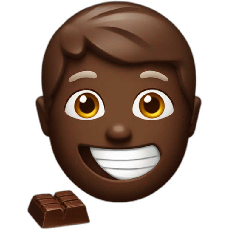 chocolate con envoltura emoji