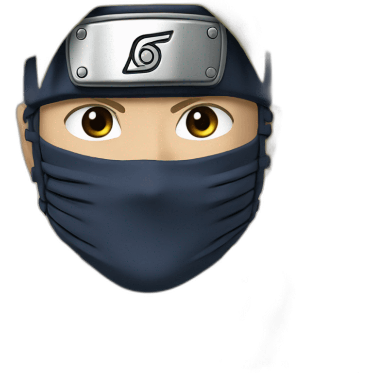 Naruto à côté de Kakashi emoji