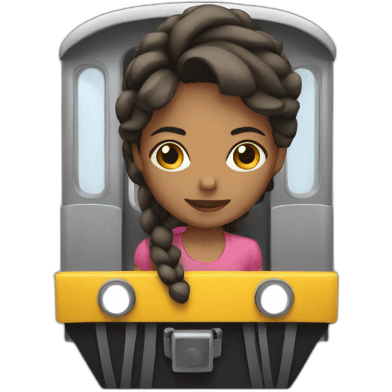 woman train emoji