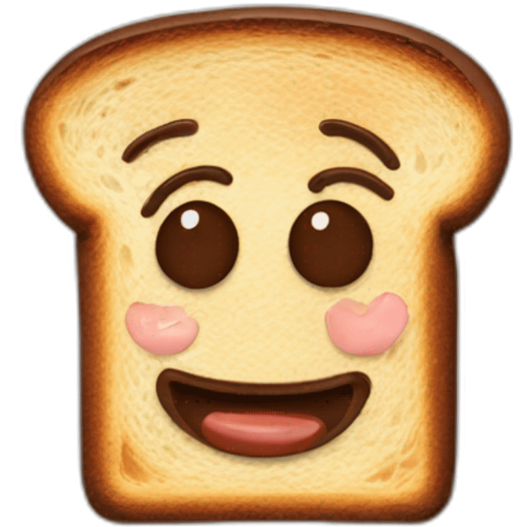 toast with nutella emoji