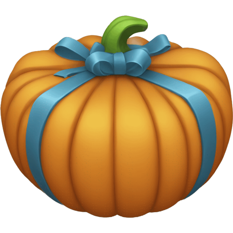 pumpkin gift box emoji