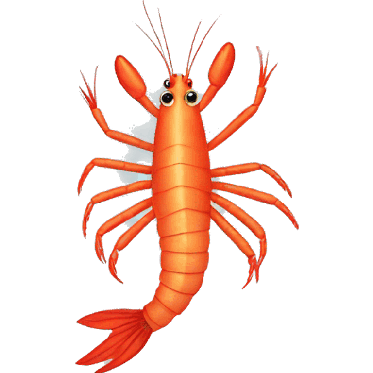 high shrimp emoji