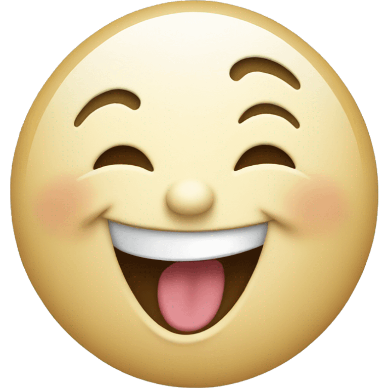 Emoji laughing while pointing emoji