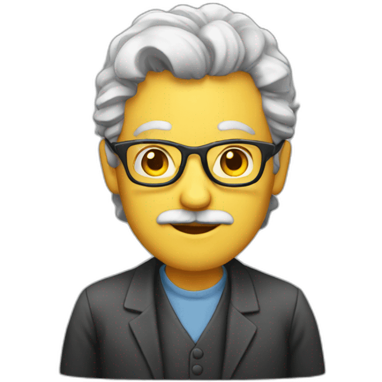 professor with a board emoji