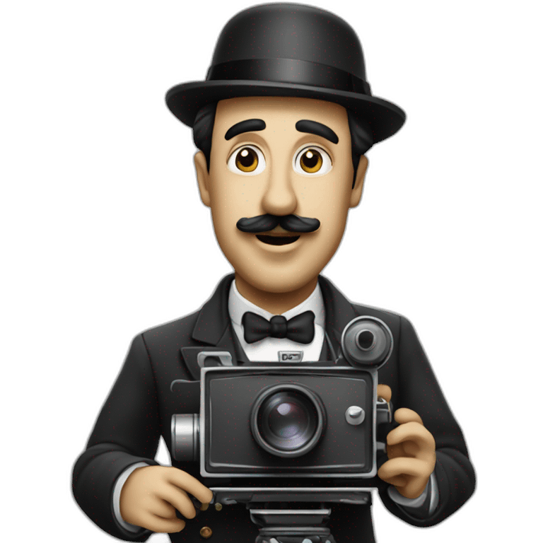 charles chaplin cameraman emoji