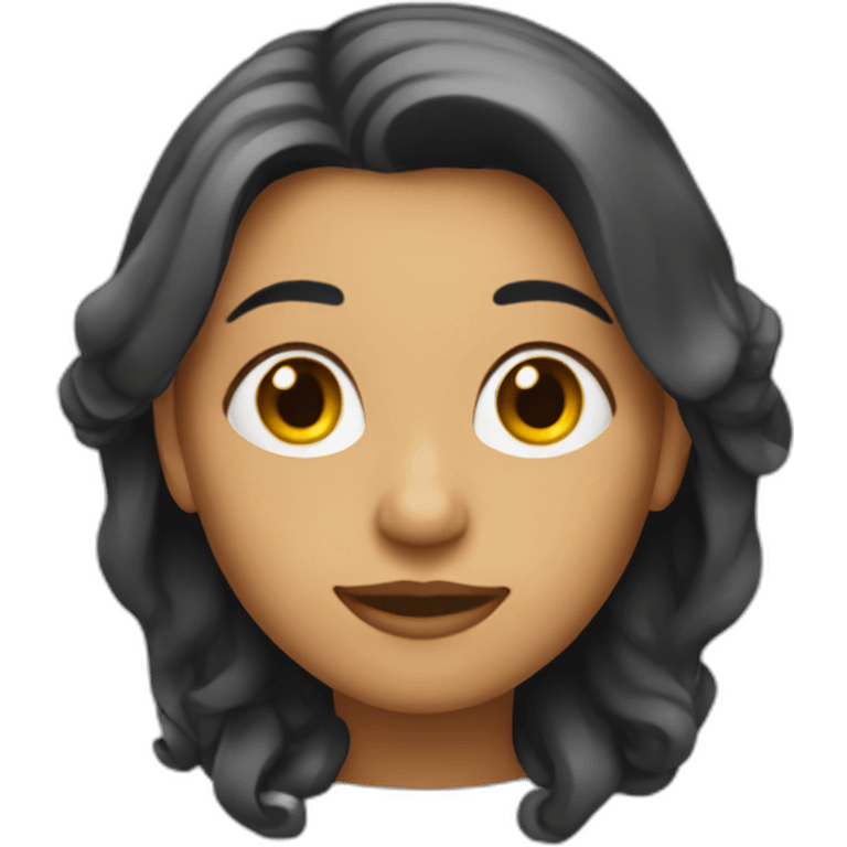 Bruja con pelo largo pelirroja emoji