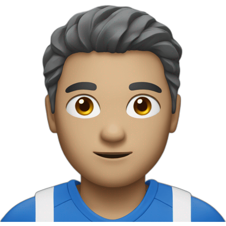 blue handball player emoji