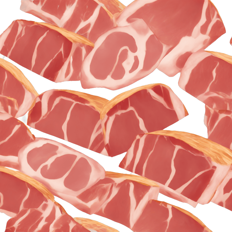 piece of pork ham emoji