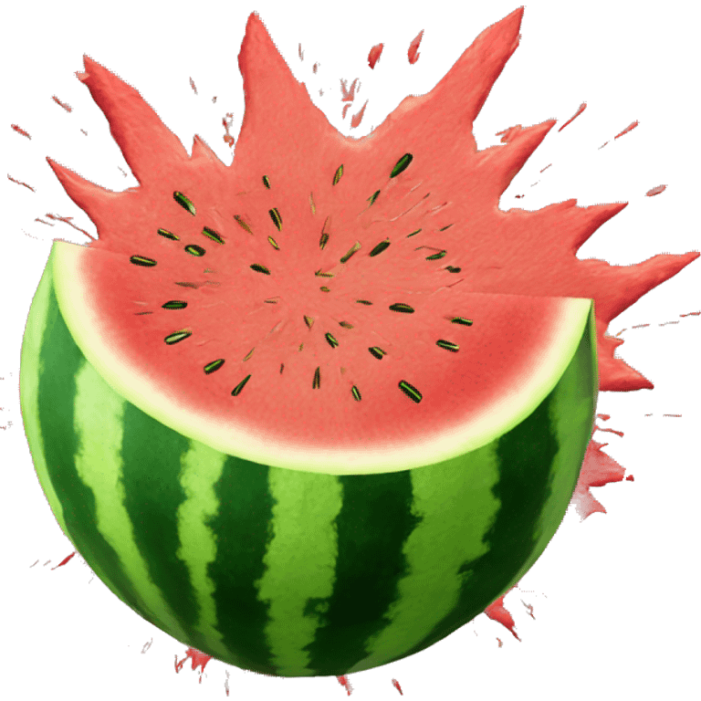 watermelon exploding  emoji