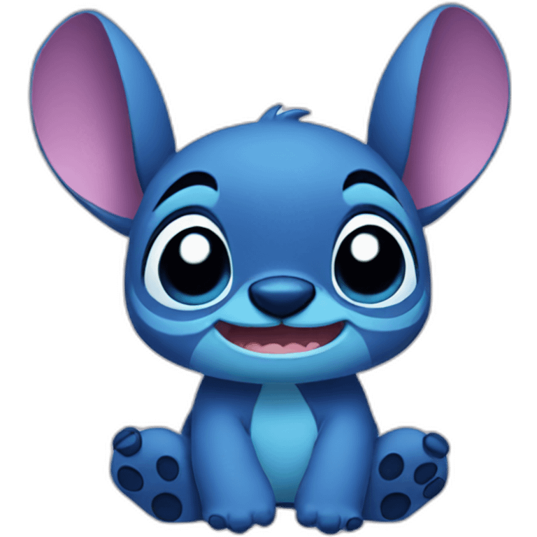 Stitch cute emoji