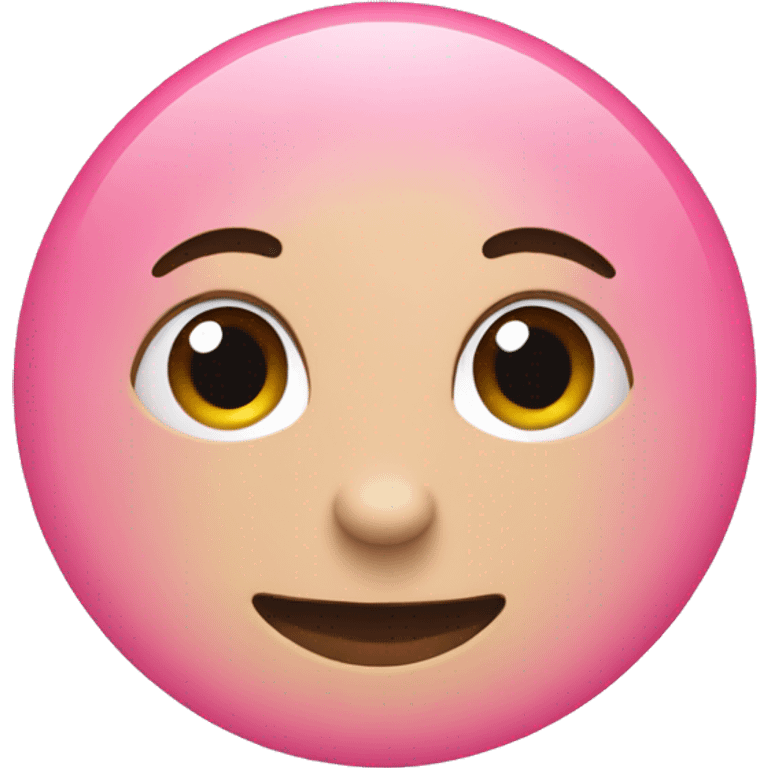 Pink circle emoji