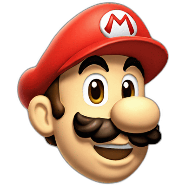 Nintendo mario qui rigole emoji