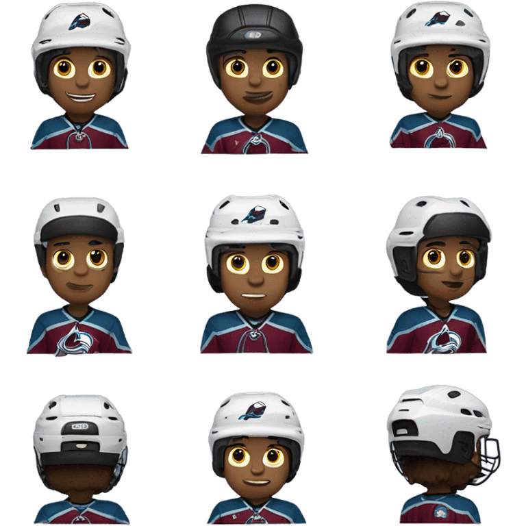 colorado avalanche hockey team emoji