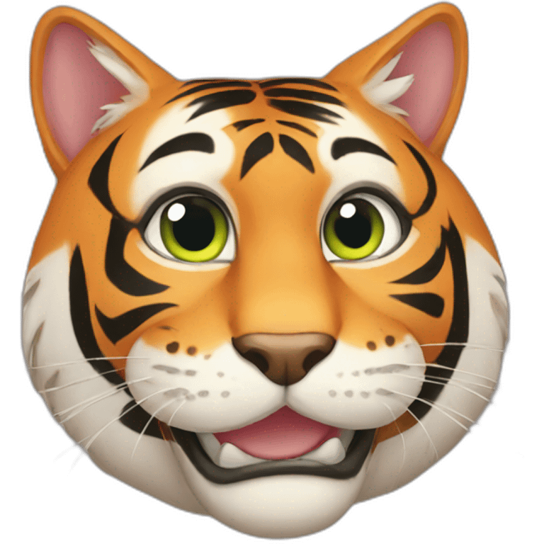 Cat tiger emoji