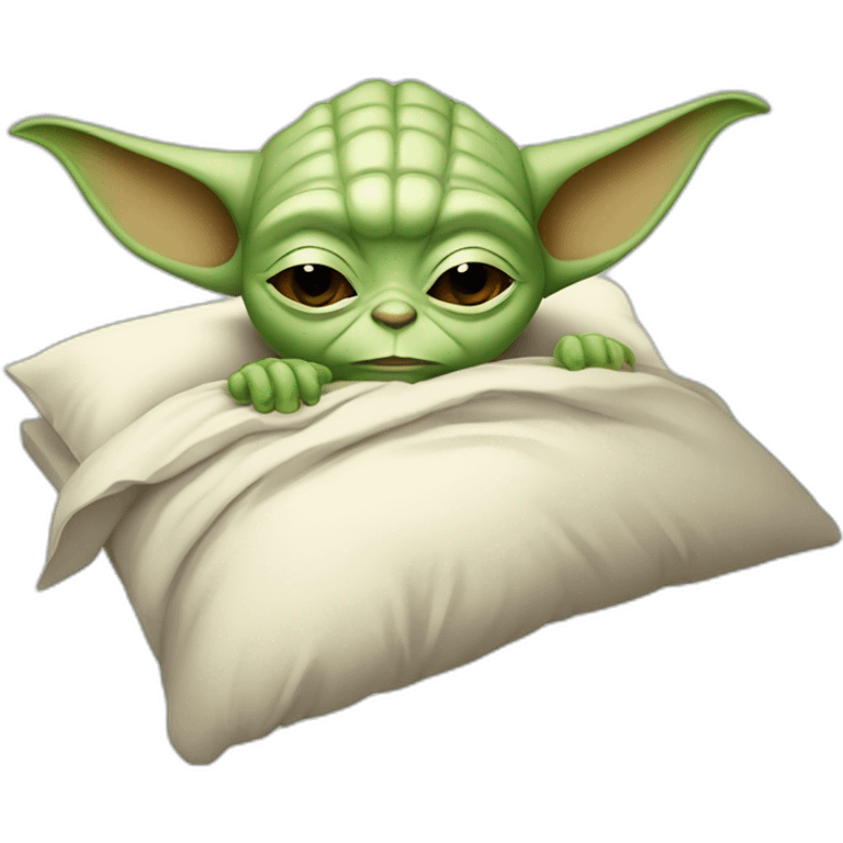 Yoda dormir emoji