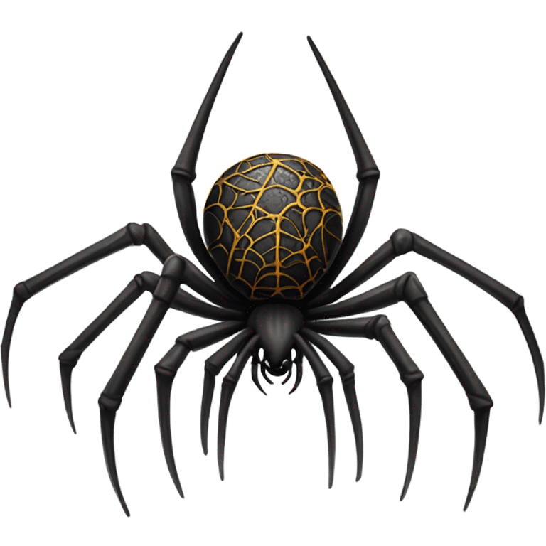 gothic spider with  emoji