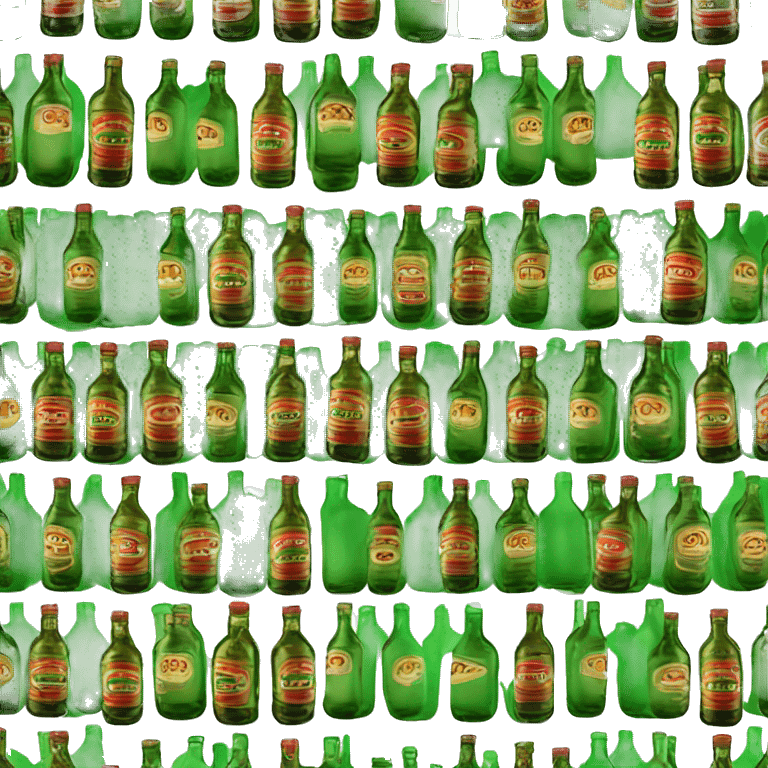 Jameson green and red bottle emoji