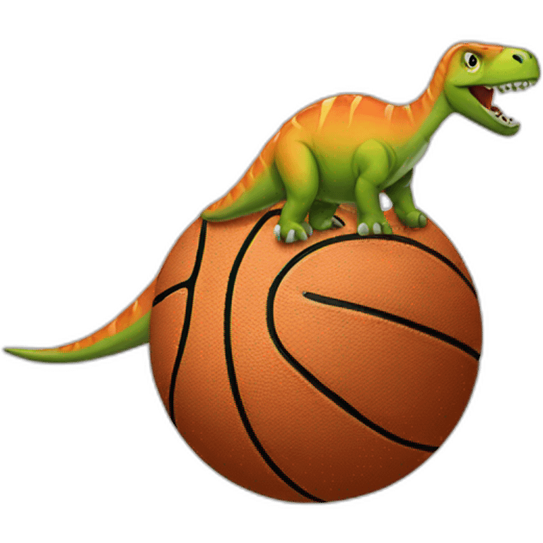 basketball dino emoji