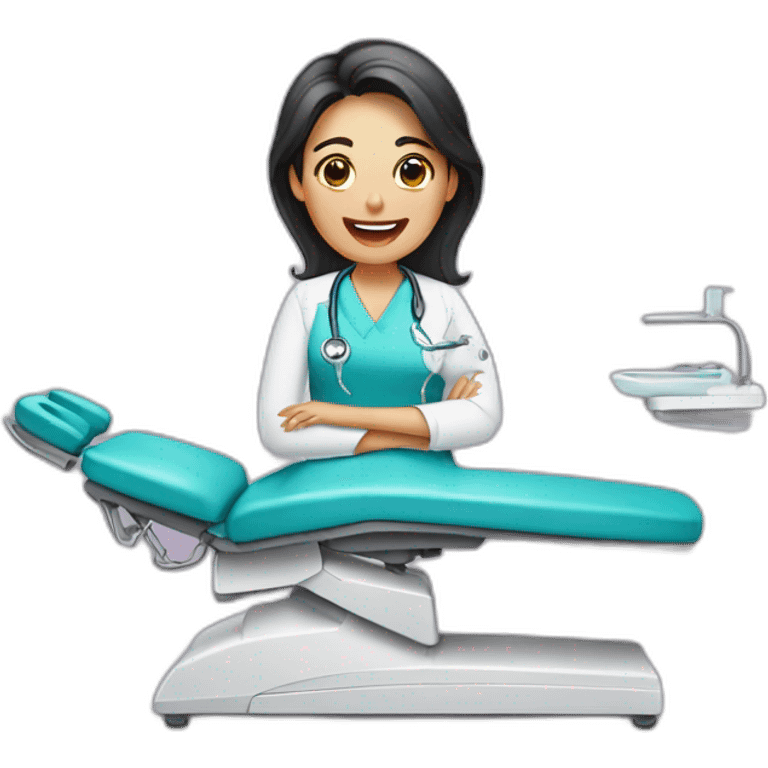 dentista mujer emoji