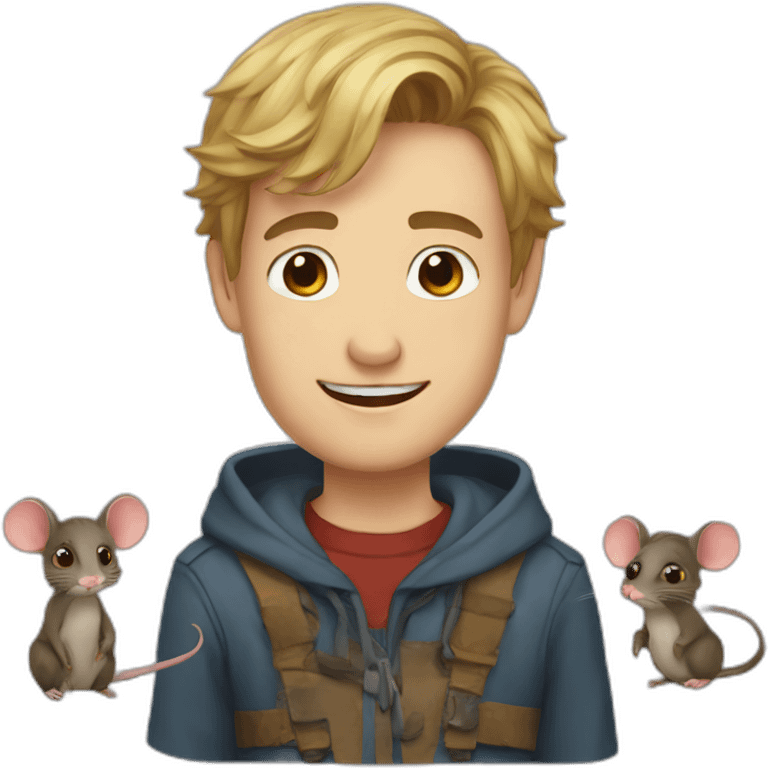 Niclas and rats emoji