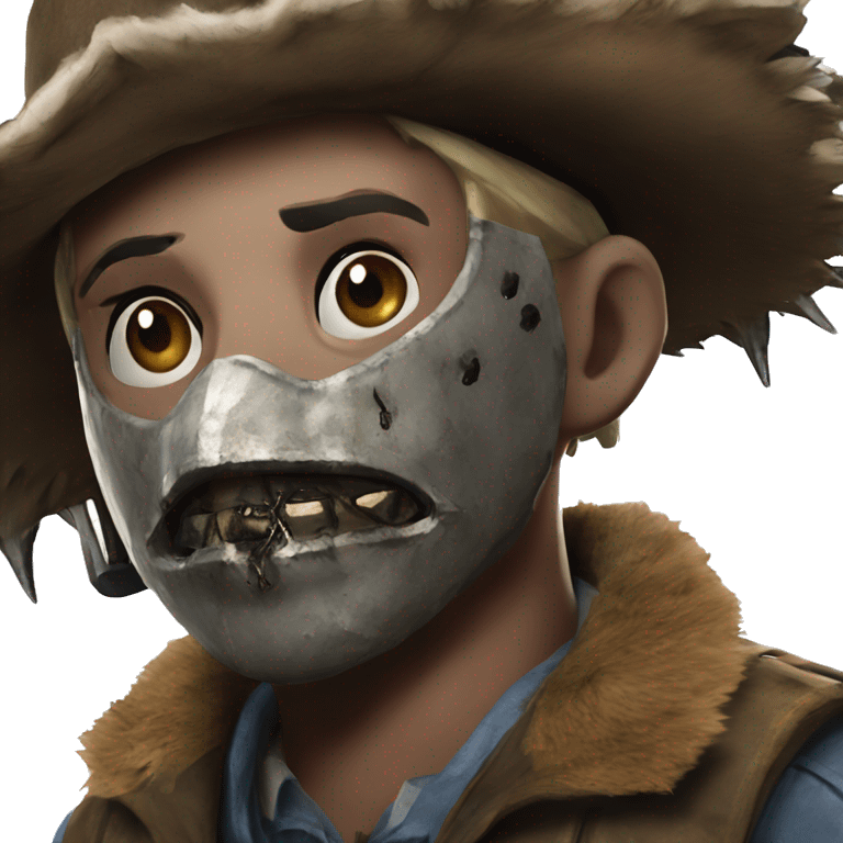 trapper from dead by daylight with the bear skin emoji