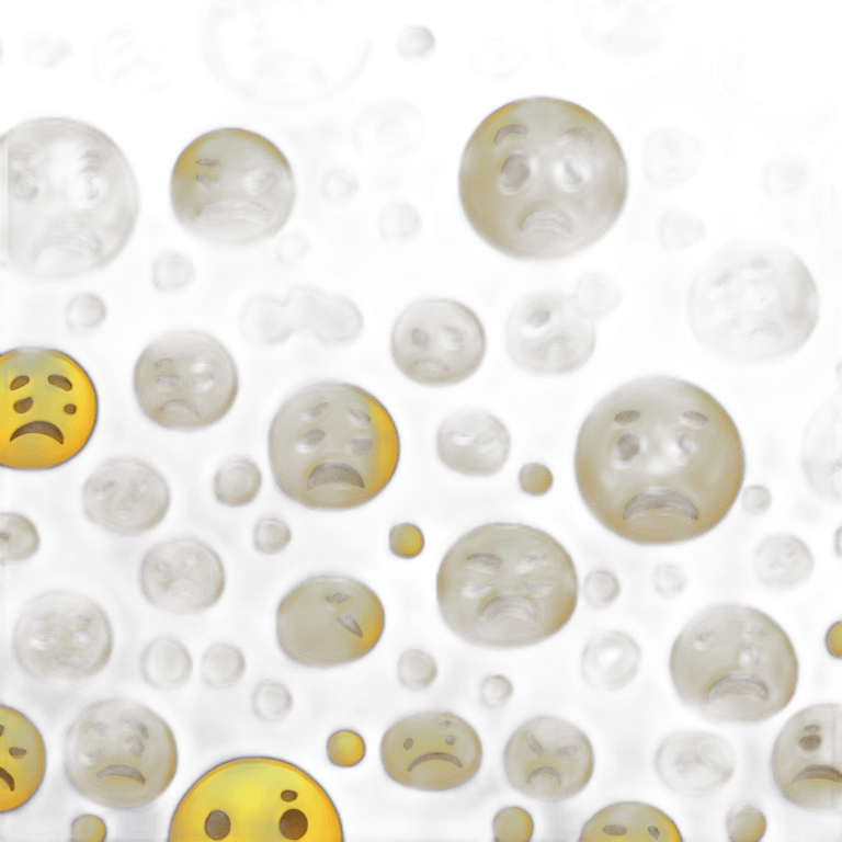 sad emoticon yellow face flat design emoji