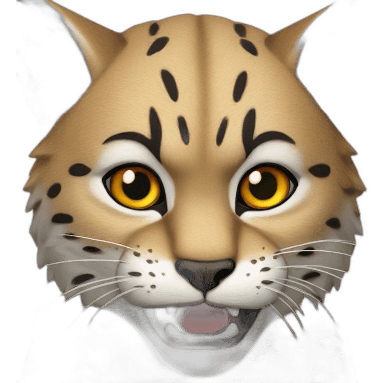 snarling bobcat emoji