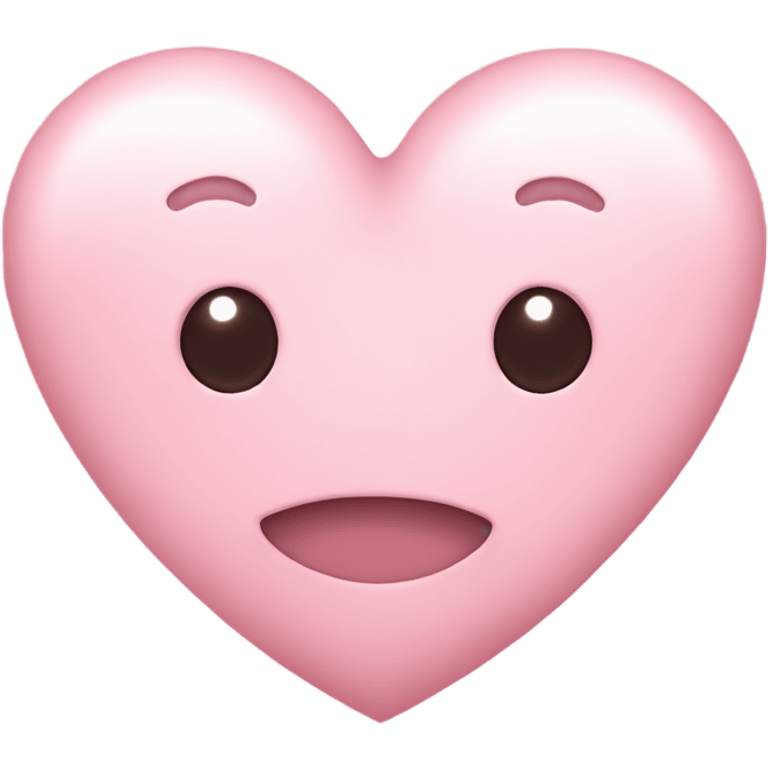 light pink heart emoji