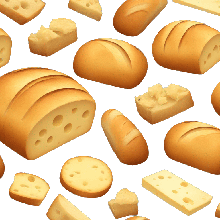 Bread with cheese  emoji