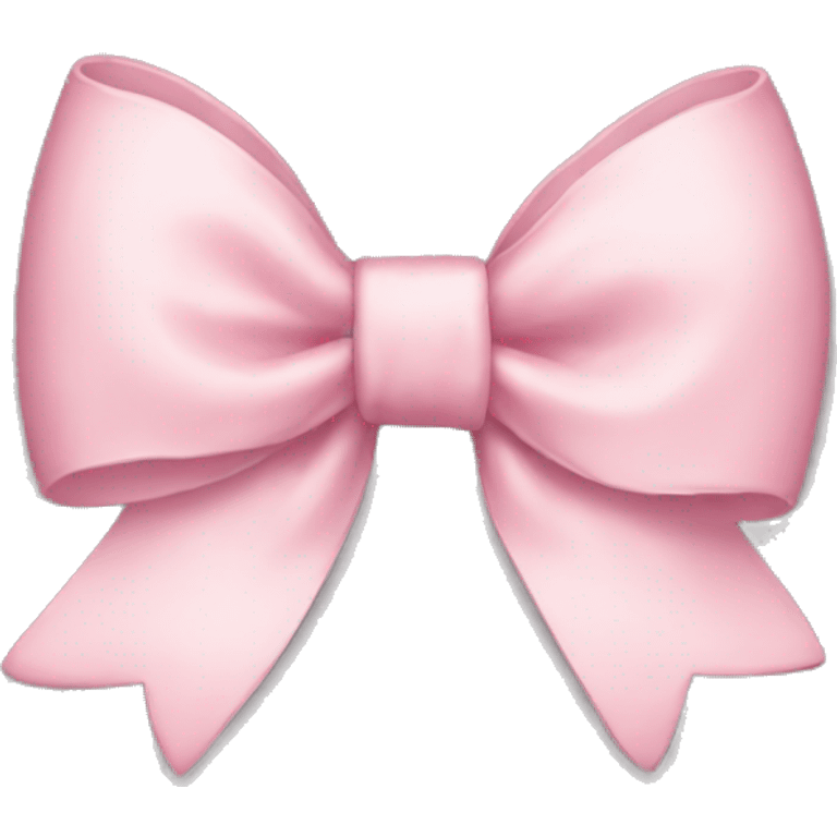 light pink bow emoji