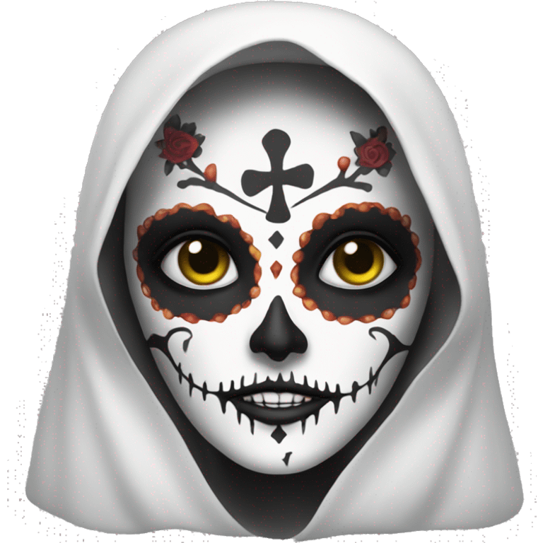 The goddess of death, santa muerta.  emoji