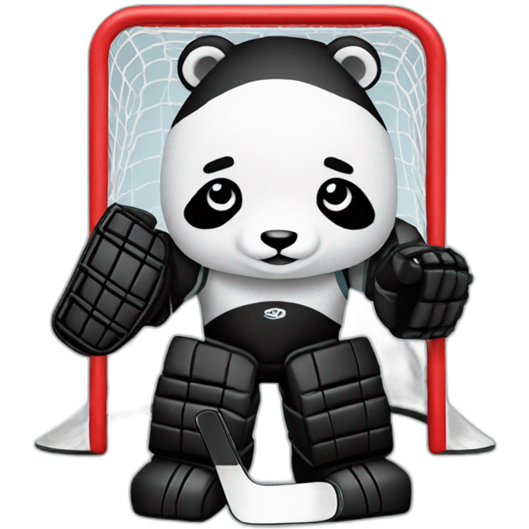 Hockey-goalie-panda emoji