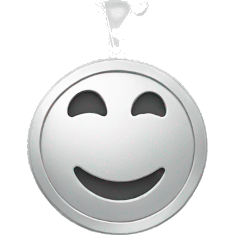 a silver necklace  emoji