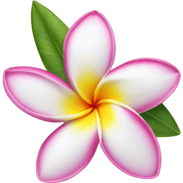 plumeria flower emoji