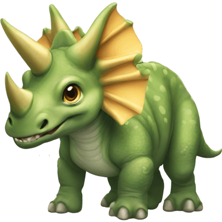 Triceratops emoji