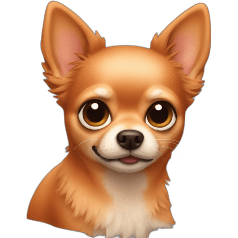 Red chihuahua furry emoji