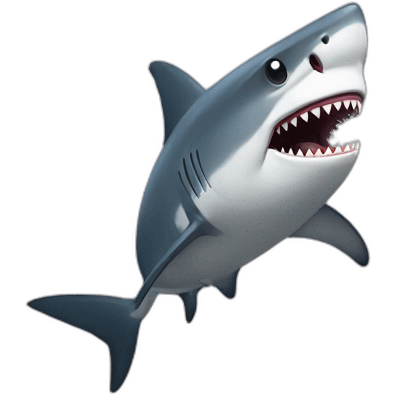 A shark say quoicoubeh  emoji