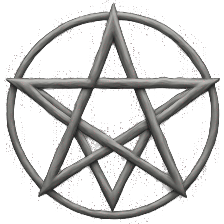 pentagram as a heart emoji