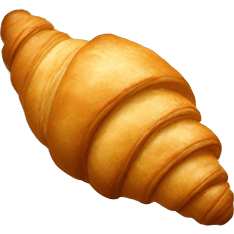 Realistic croissant emoji