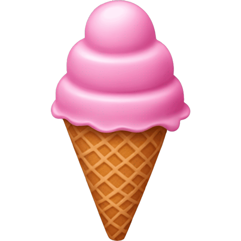 pink ice cream emoji