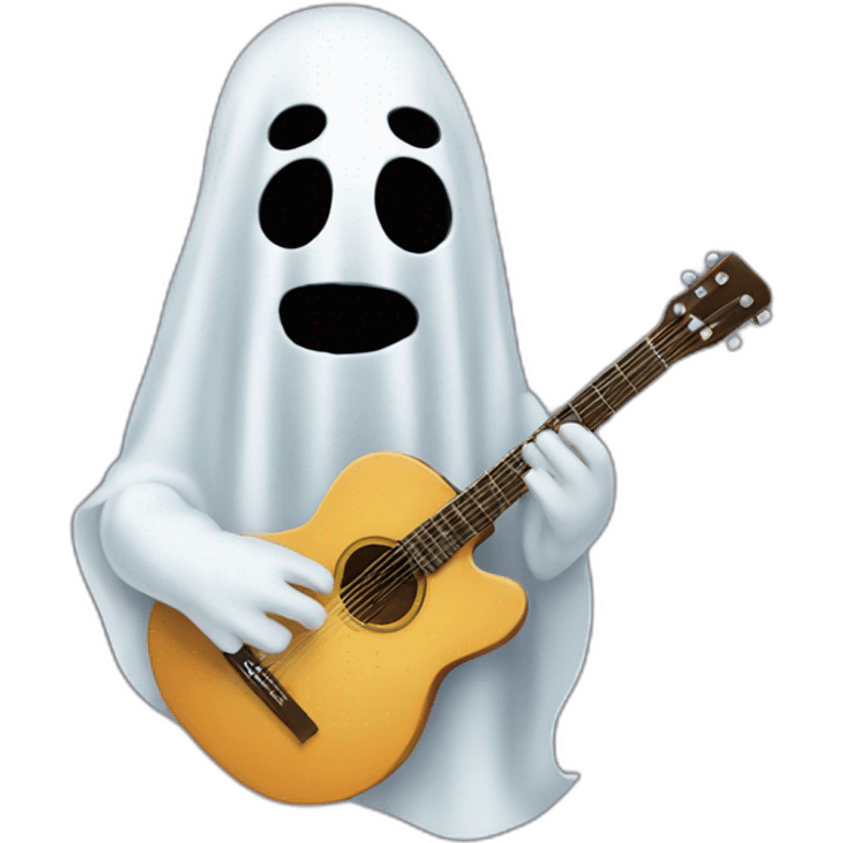 Ghost Latino Musician with guitar emoji