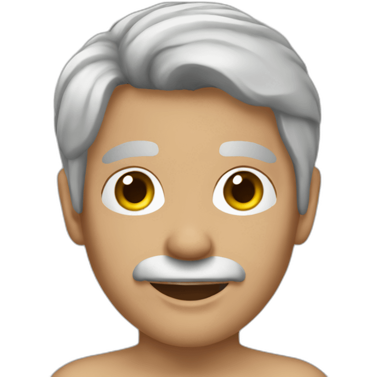 naturist-gray-hair emoji