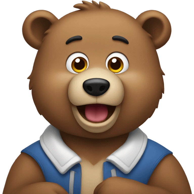 singing bear emoji