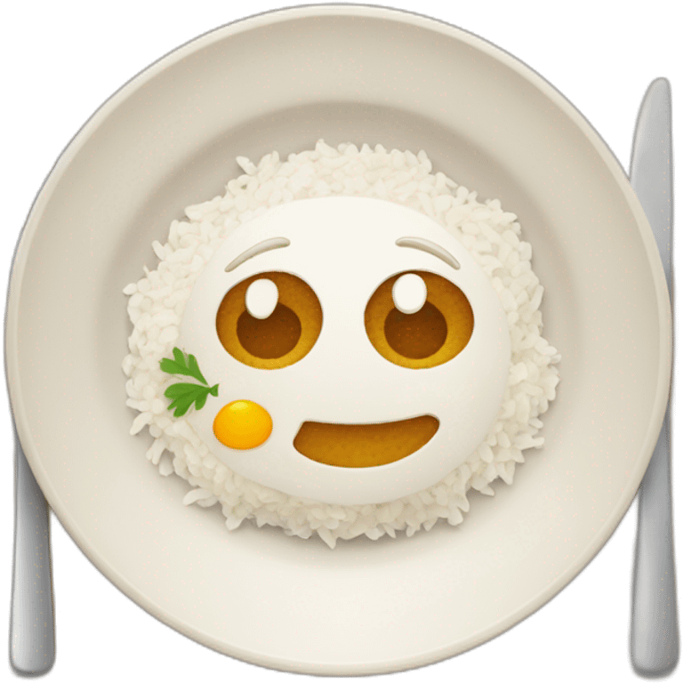 plate with pilaf emoji