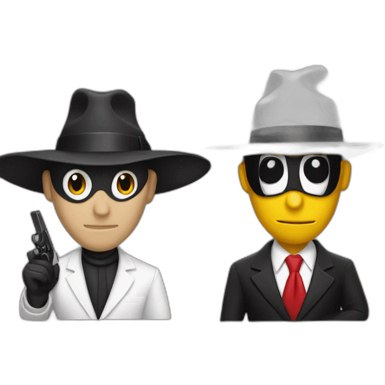 Spy vs spy emoji