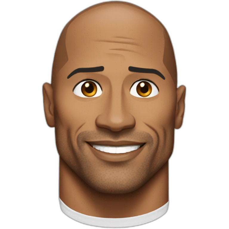 Dwayne Johnson emoji