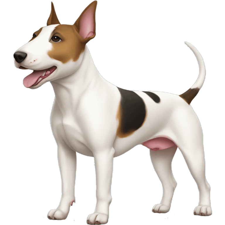 Bull terrier full body emoji