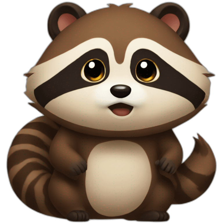 tanuki emoji